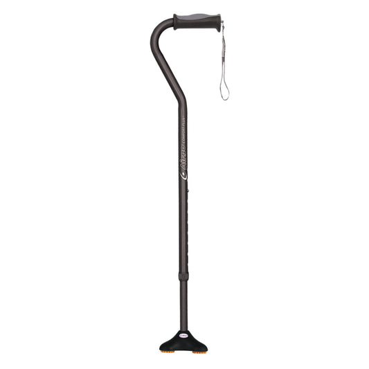 Airgo Comfort-Plus Cane Black with MiniQuad Ultra-Stable Tip – Adjustable Quad Cane – CareMade Canada