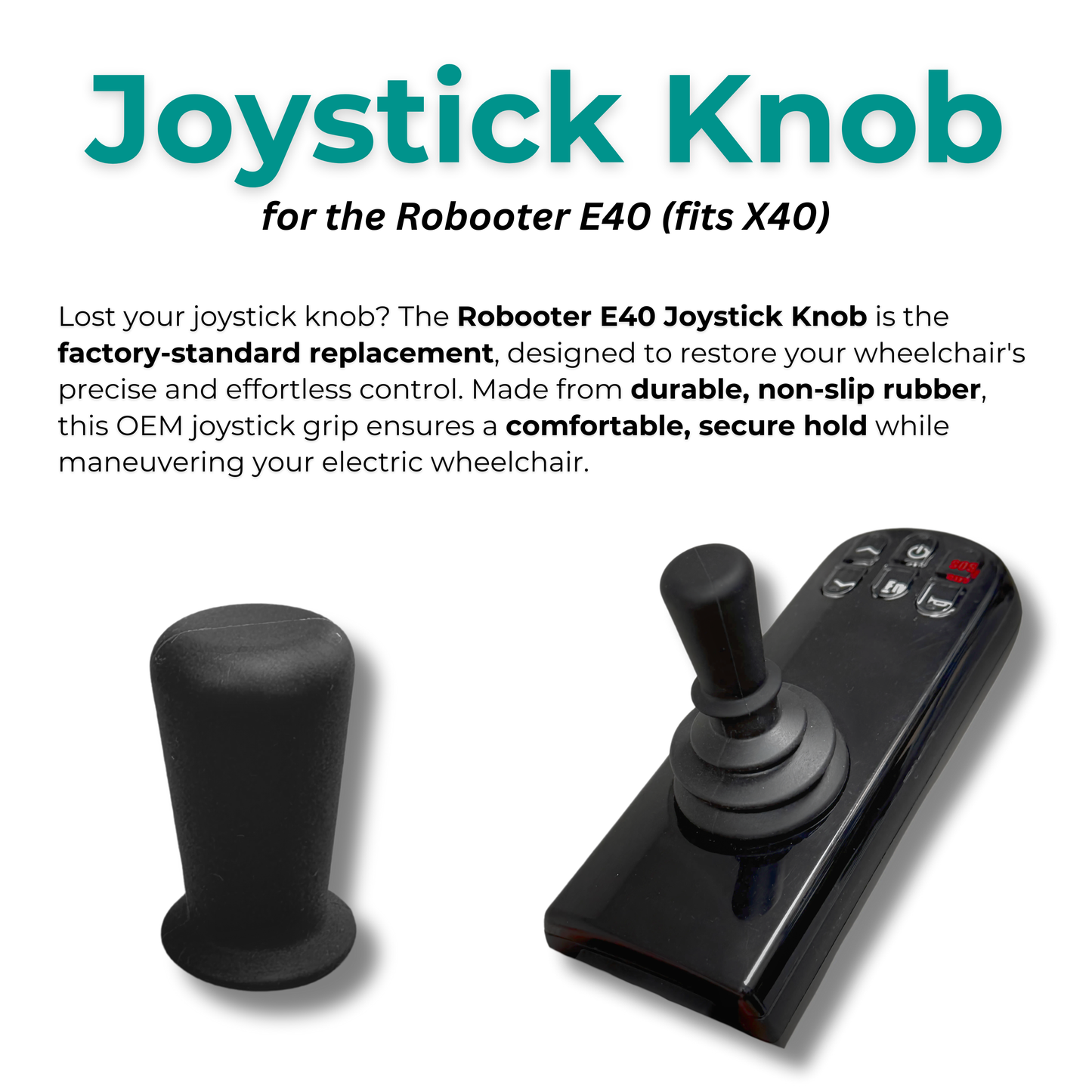 Robooter Joystick knob for Robooter E40 & X40 powerchair