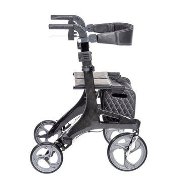 Drive Medical Nitro Elite CF rollator, side studio view