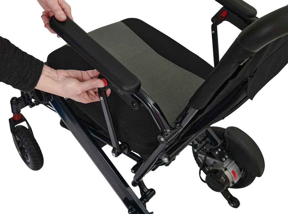 Golden Stride GP301 Folding Power Wheelchair – Lightweight & Portable - Care Made