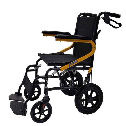 MOBB 12" Transport Chair – Foldable, Lightweight - Care Made-Canada