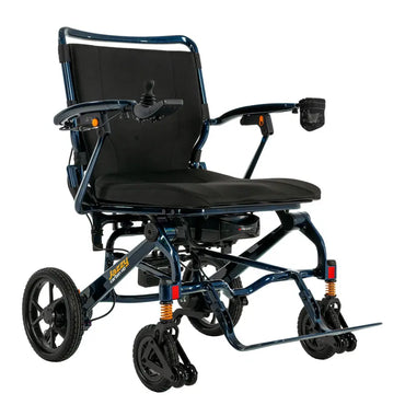Pride Jazzy Carbon HD folding power wheelchair in Night Sky