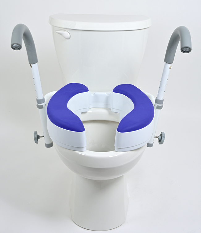 MOBB 4" Adjustable Raised Toilet Seat – Tool-Free Universal Fit – Canada