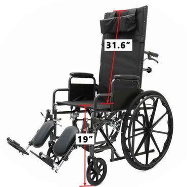 Reclining Wheelchair by MOBB Home Health Care – Comfortable Adjustable Electric Mobility Chair – CareMade Canada
