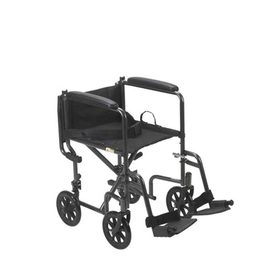 Drive Medical Steel Transport Chair – Lightweight Foldable Mobility Chair for Everyday Use – CareMade Canada