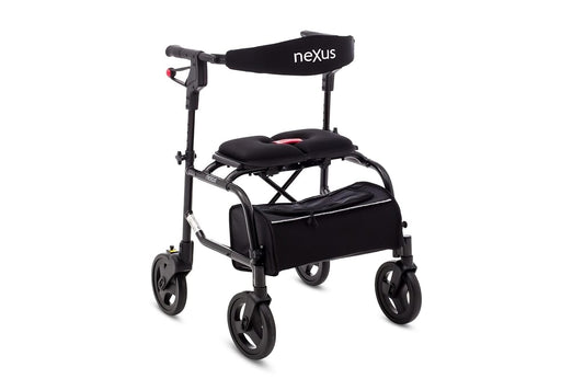 Human Care neXus 3 Rollator Walker – Foldable, Cable-Free