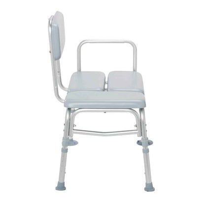 Drive Medical Padded Transfer Bench — Reversible with 400 lb Capacity