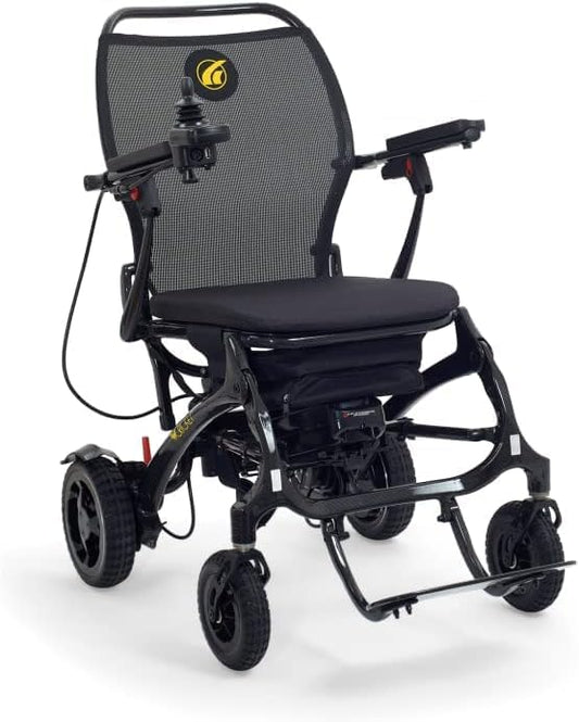Golden Cricket GP302 Folding Power Wheelchair – Ultra-Light Carbon Frame