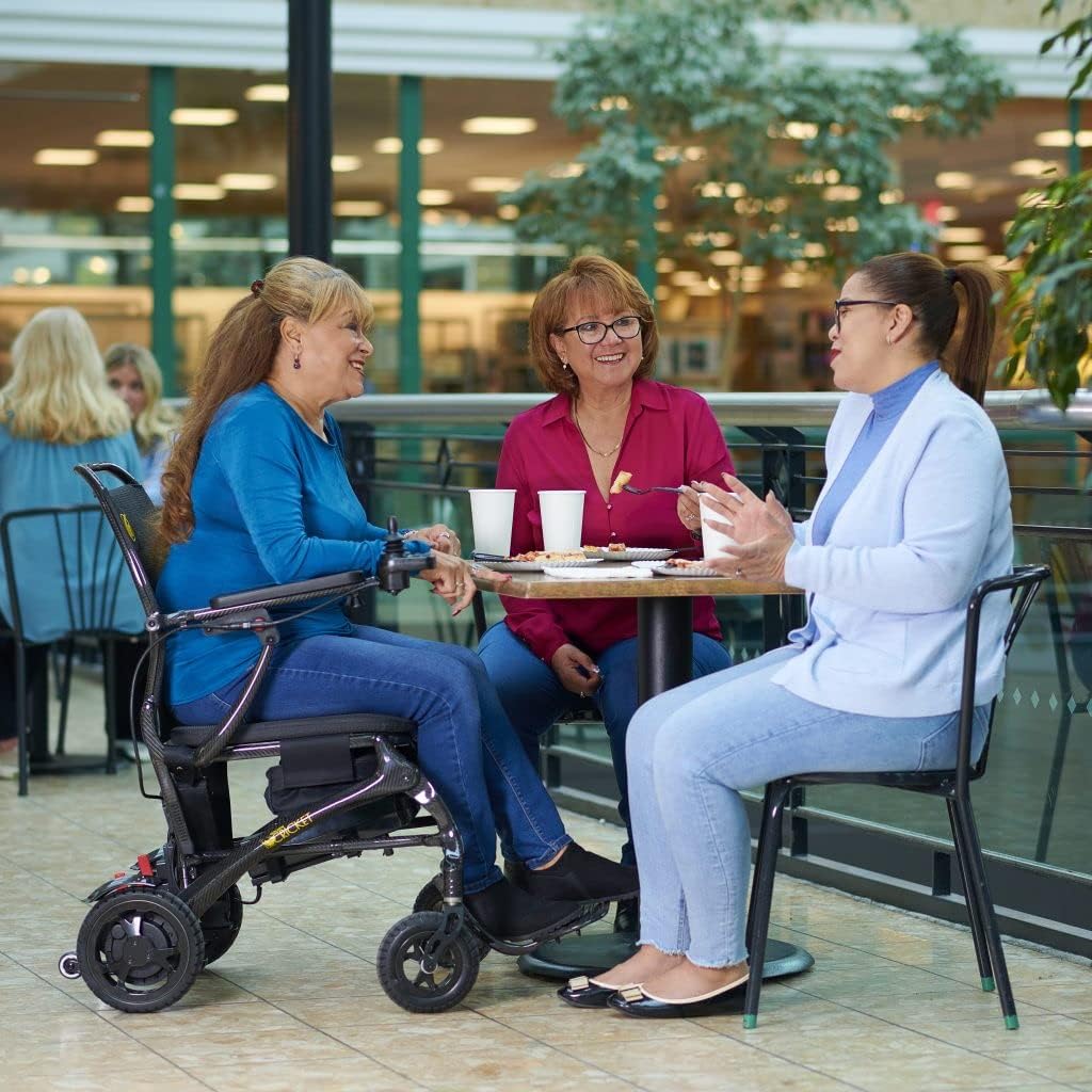 Golden Cricket GP302 Folding Power Wheelchair – Ultra-Light Carbon Frame