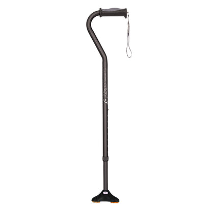 Airgo Comfort-Plus Cane Black with MiniQuad Ultra-Stable Tip – Adjustable Quad Cane – CareMade Canada