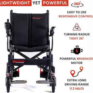 AEROLUX by Travel Buggy – Lightweight Folding Power Chair
