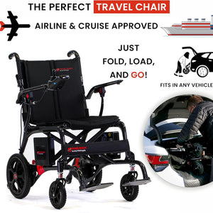 AEROLUX by Travel Buggy – Lightweight Folding Power Chair