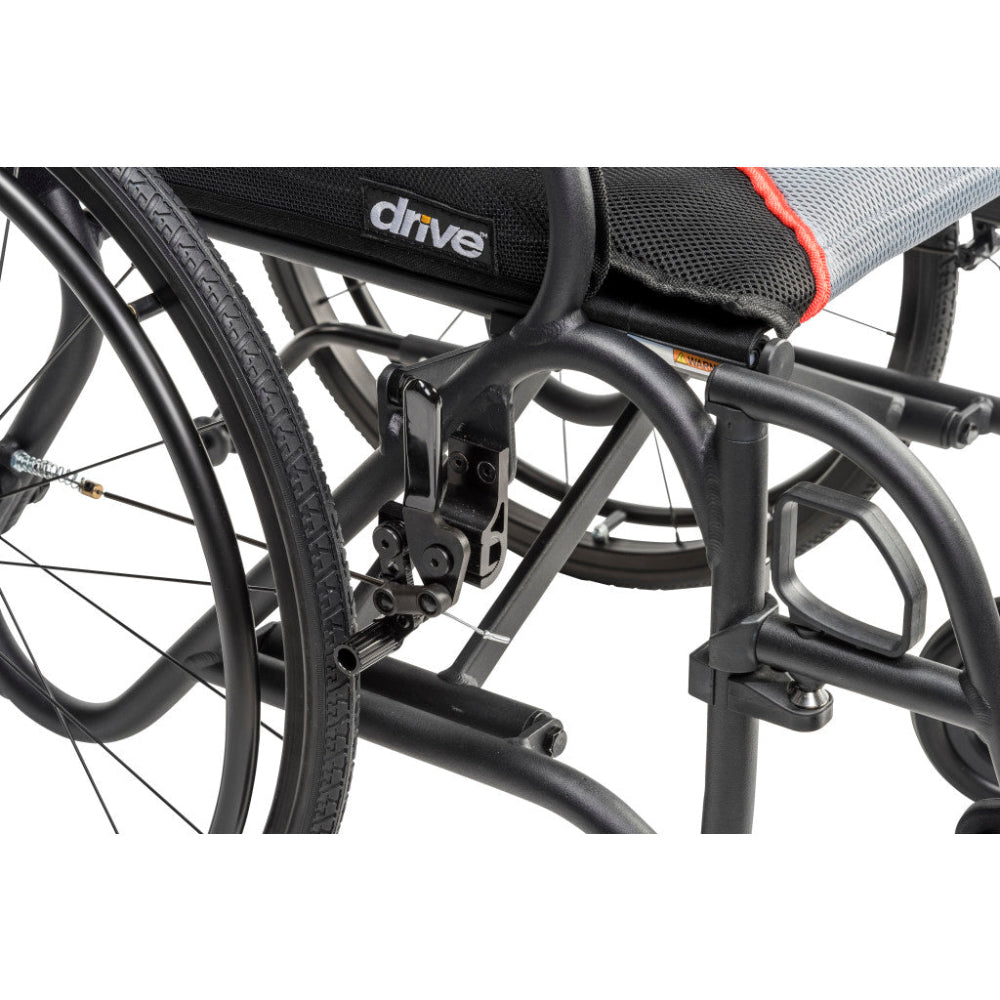 Drive Medical AeroFly Ultra-Lite Wheelchair – Lightweight Folding Magnesium Wheelchair – Canada - view 7