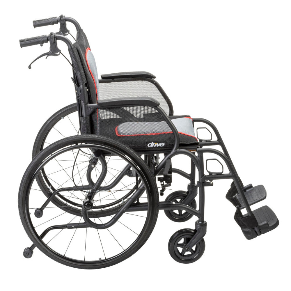 Drive Medical AeroFly Ultra-Lite Wheelchair – Lightweight Folding Magnesium Wheelchair – Canada - view 3