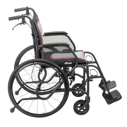 Drive Medical AeroFly Ultra-Lite Wheelchair – Lightweight Folding Magnesium Wheelchair – Canada - view 3