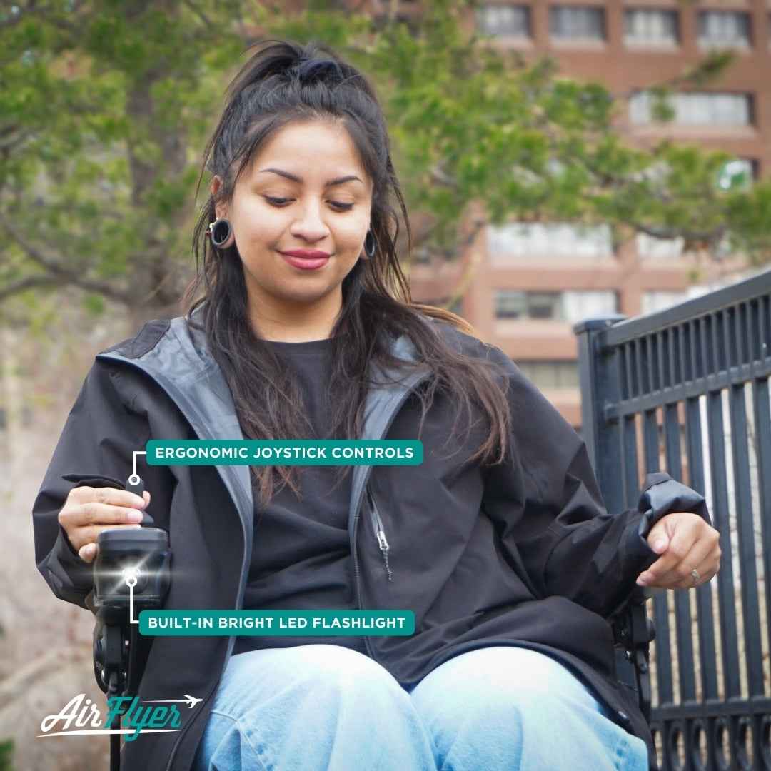 AirFlyer Ultra-Light Carbon Fiber Electric Wheelchair - Care Made