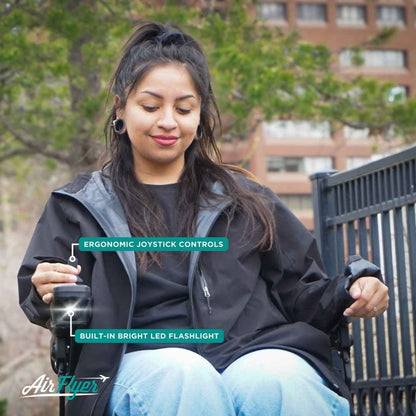 AirFlyer Ultra-Light Carbon Fiber Electric Wheelchair - Care Made