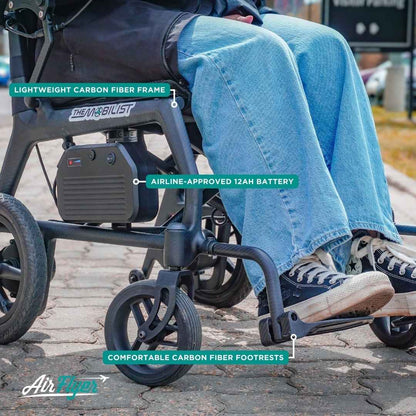 AirFlyer Ultra-Light Carbon Fiber Electric Wheelchair - Care Made