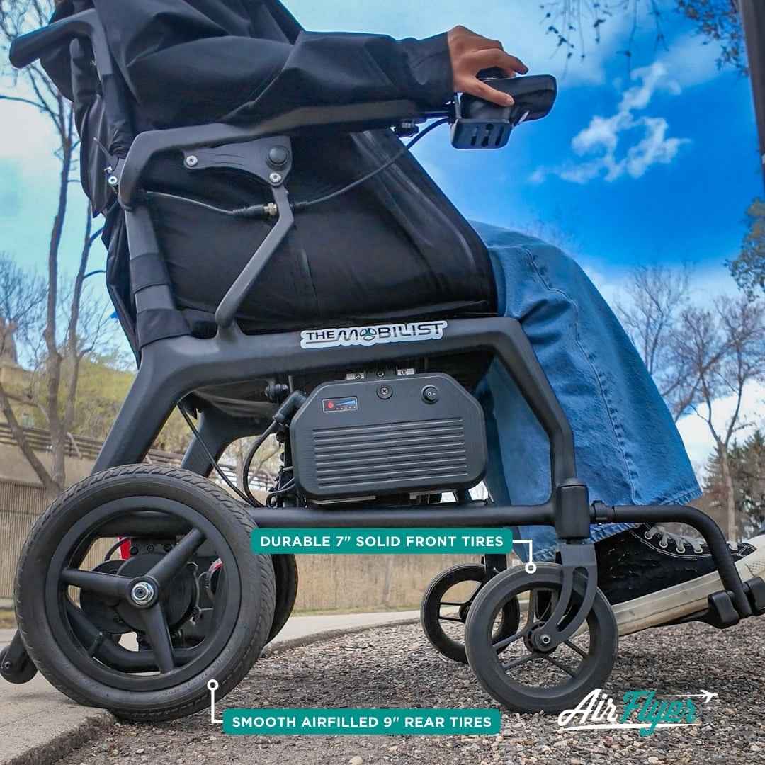 AirFlyer Ultra-Light Carbon Fiber Electric Wheelchair - Care Made