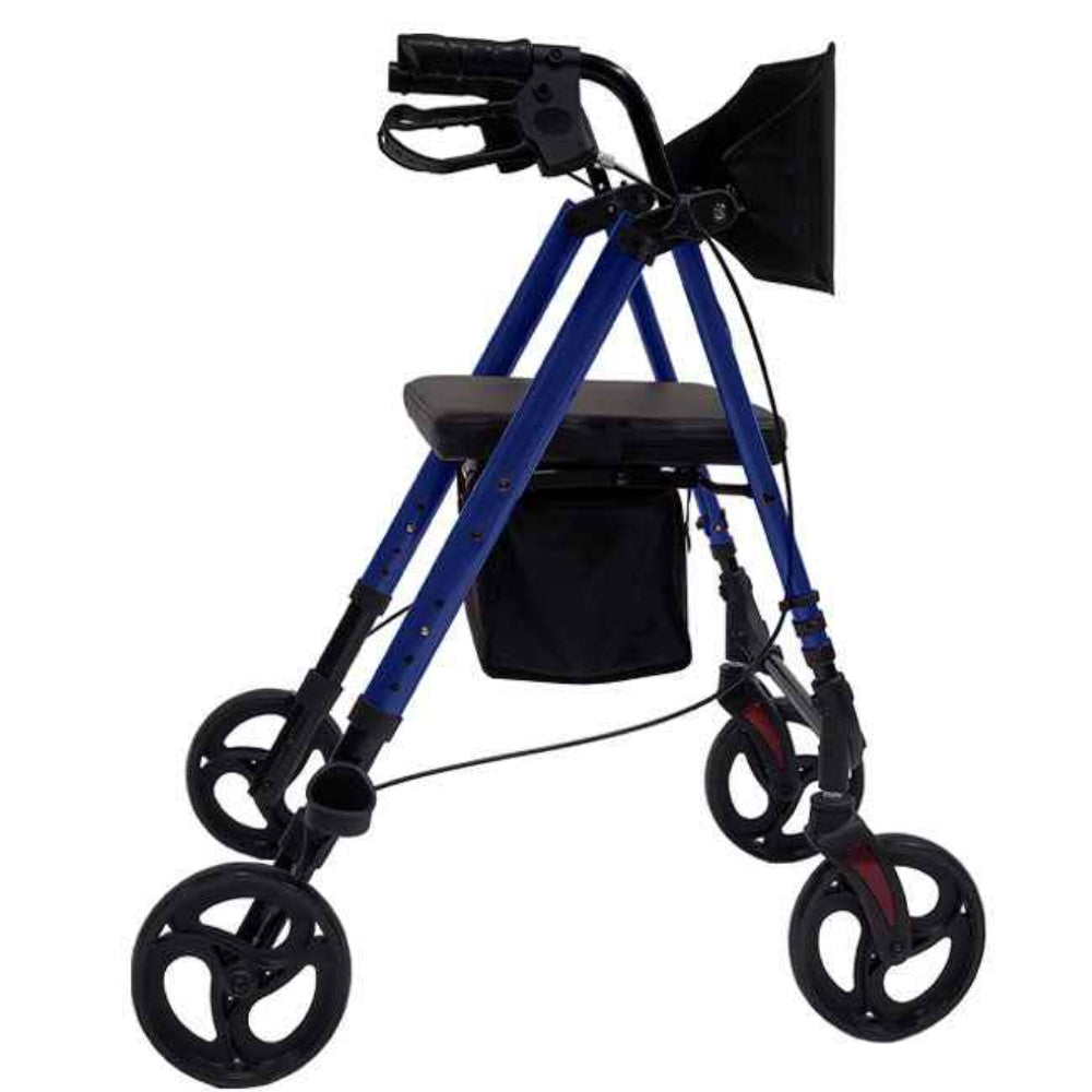 Aluminum Folding 4 Wheel Rollator with Seat