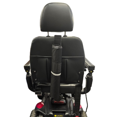 Golden Tube Cane Holder for Buzzaround Scooters, Straight Cane Carrier