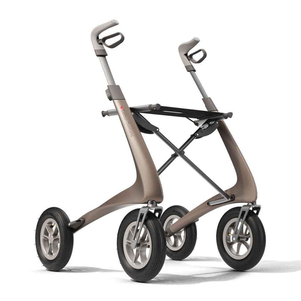 Carbon Overland Walker by byACRE - Lightweight All-Terrain Rollator - Care Made