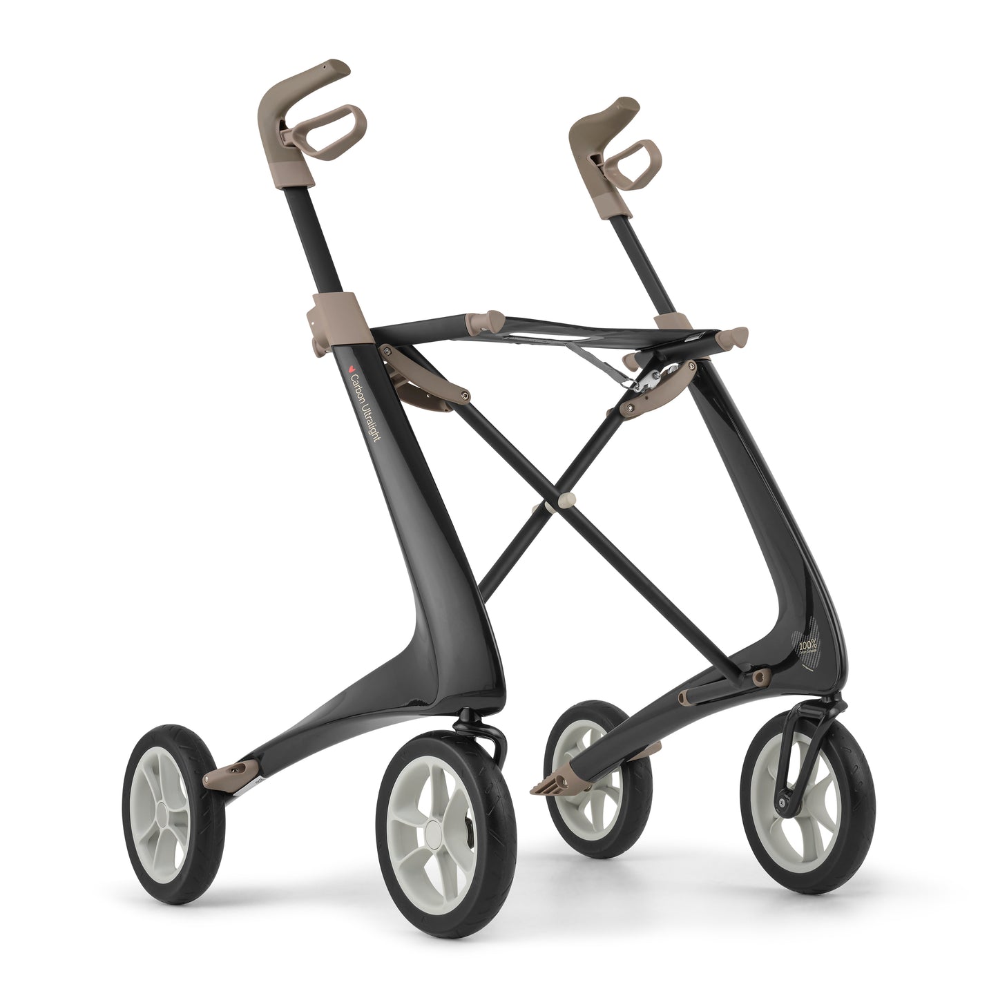 byACRE Carbon Ultralight Rollator Canada, Premium Lightweight Walker with Seat