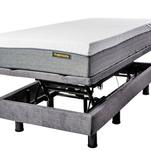 Harmony Hi-Low Adjustable Bed Base with Massage and Height Control
