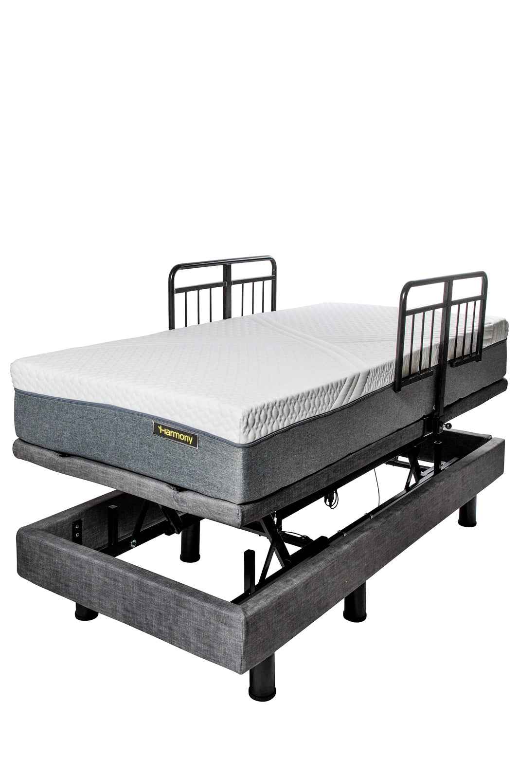 Harmony Hi-Low Bed Frame – Height Adjustable for Comfort | Care Made
