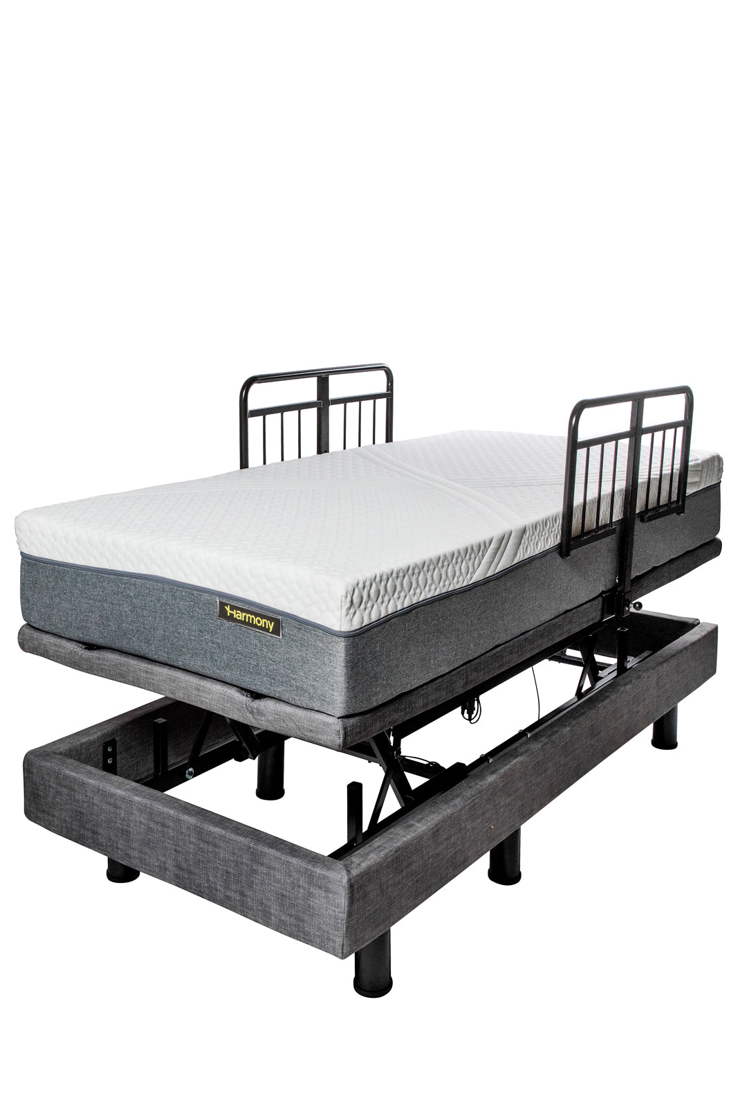 Harmony Hi-Low Adjustable Bed Base with Massage and Height Control