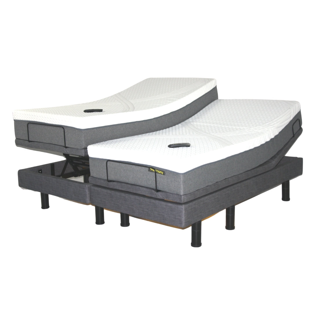 Harmony Hi-Low Adjustable Bed Base with Massage and Height Control