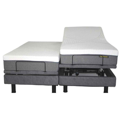 Harmony Hi-Low Adjustable Bed Base with Massage and Height Control - Care Made