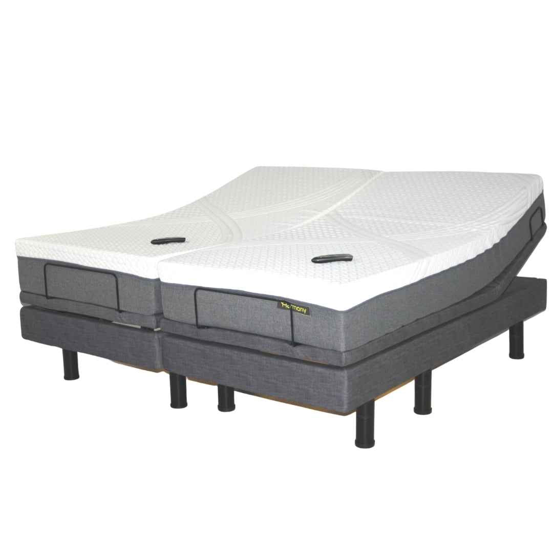 Harmony Hi-Low Adjustable Bed Base with Massage and Height Control - Care Made