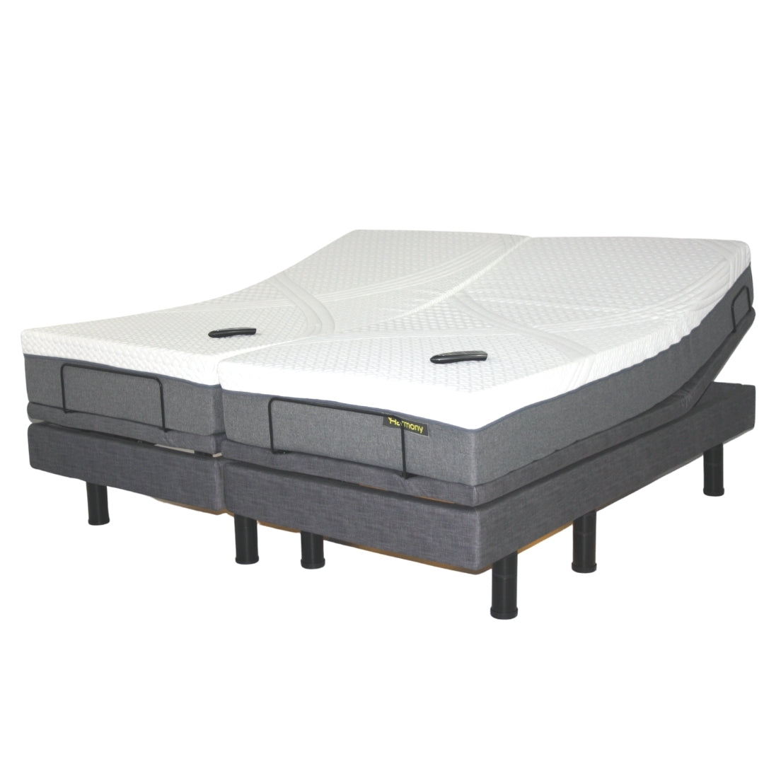 Harmony Hi-Low Adjustable Bed Base with Massage and Height Control