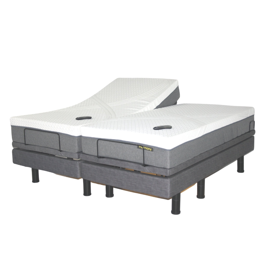 Harmony Hi-Low Adjustable Bed Base with Massage and Height Control