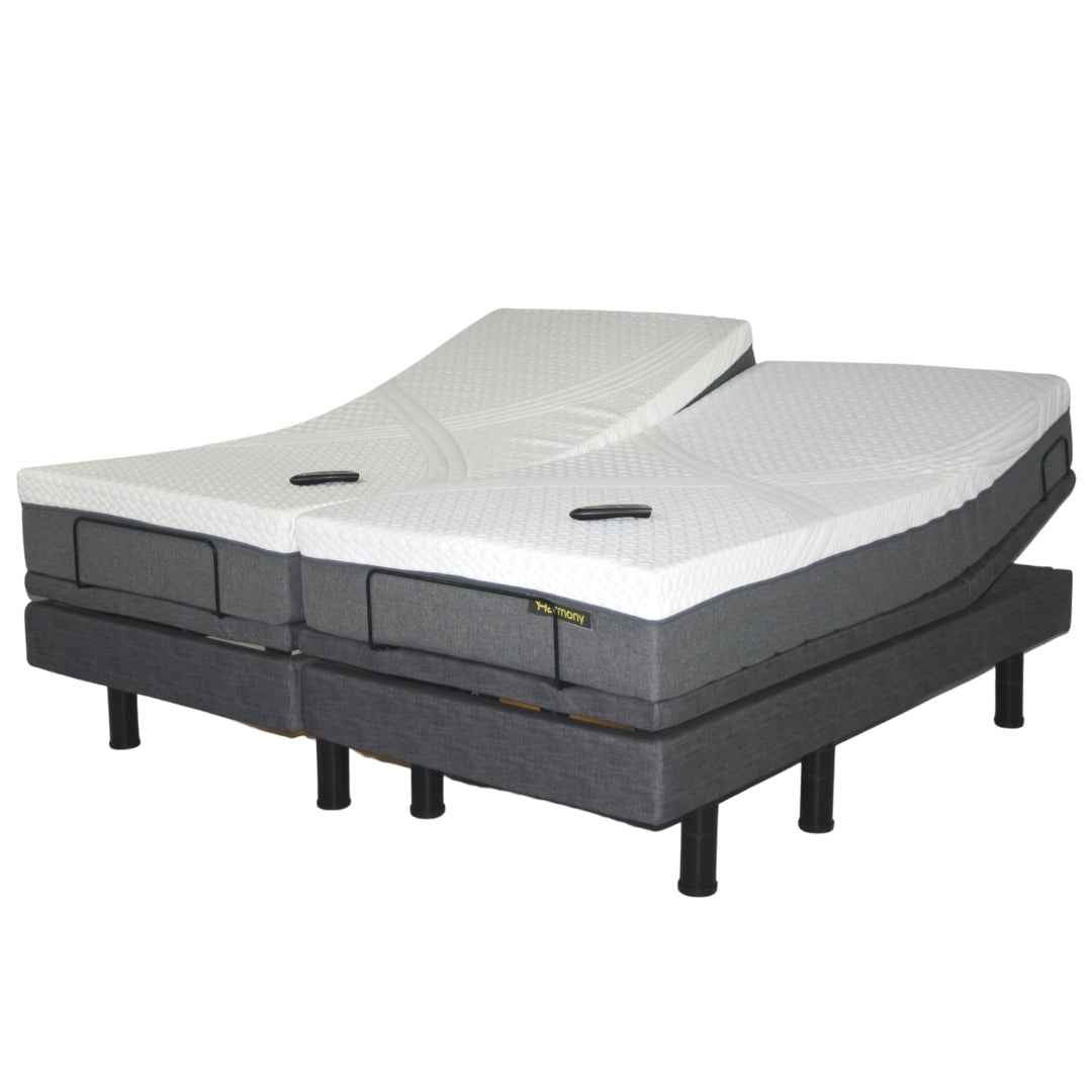 Adjustable Bed Base for Home – Harmony Hi-Low with Massage | Care Made