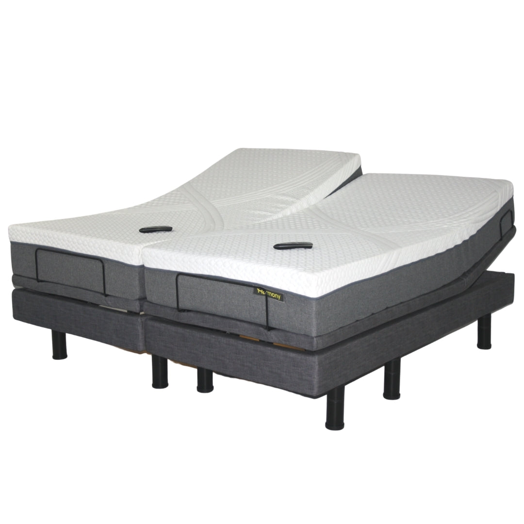 Harmony Hi-Low Adjustable Bed Base with Massage and Height Control