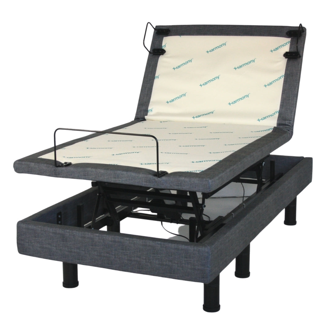 Harmony Hi-Low Adjustable Bed Base with Massage and Height Control