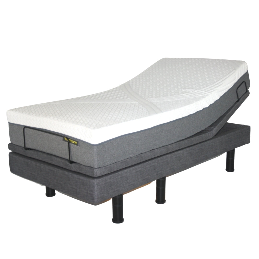Harmony Hi-Low Adjustable Bed Base with Massage and Height Control