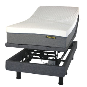 Harmony Hi-Low Adjustable Bed Base with Massage and Height Control