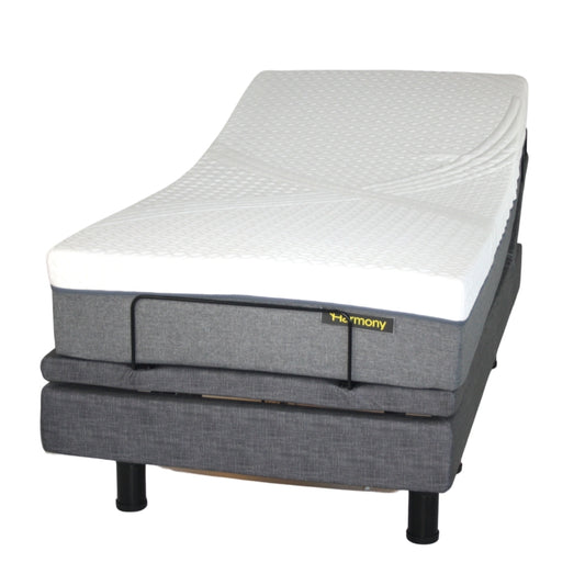 Harmony Hi-Low Adjustable Bed Base with Massage and Height Control