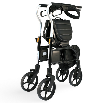 Evolution Trillium Series Walker – Cable-Free Brakes, Padded Seat - Care Made
