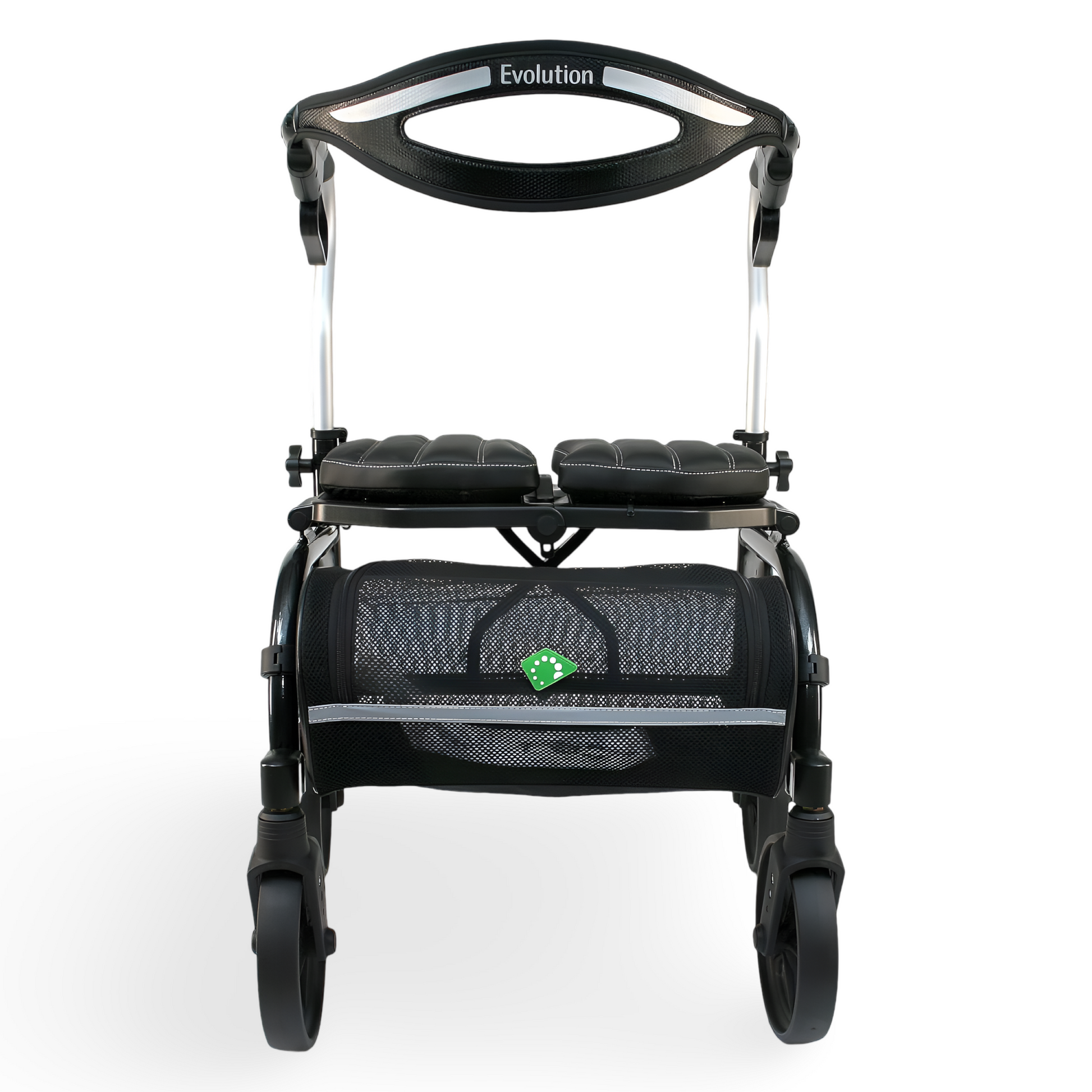 Evolution Trillium Series Walker – Cable-Free Brakes, Padded Seat