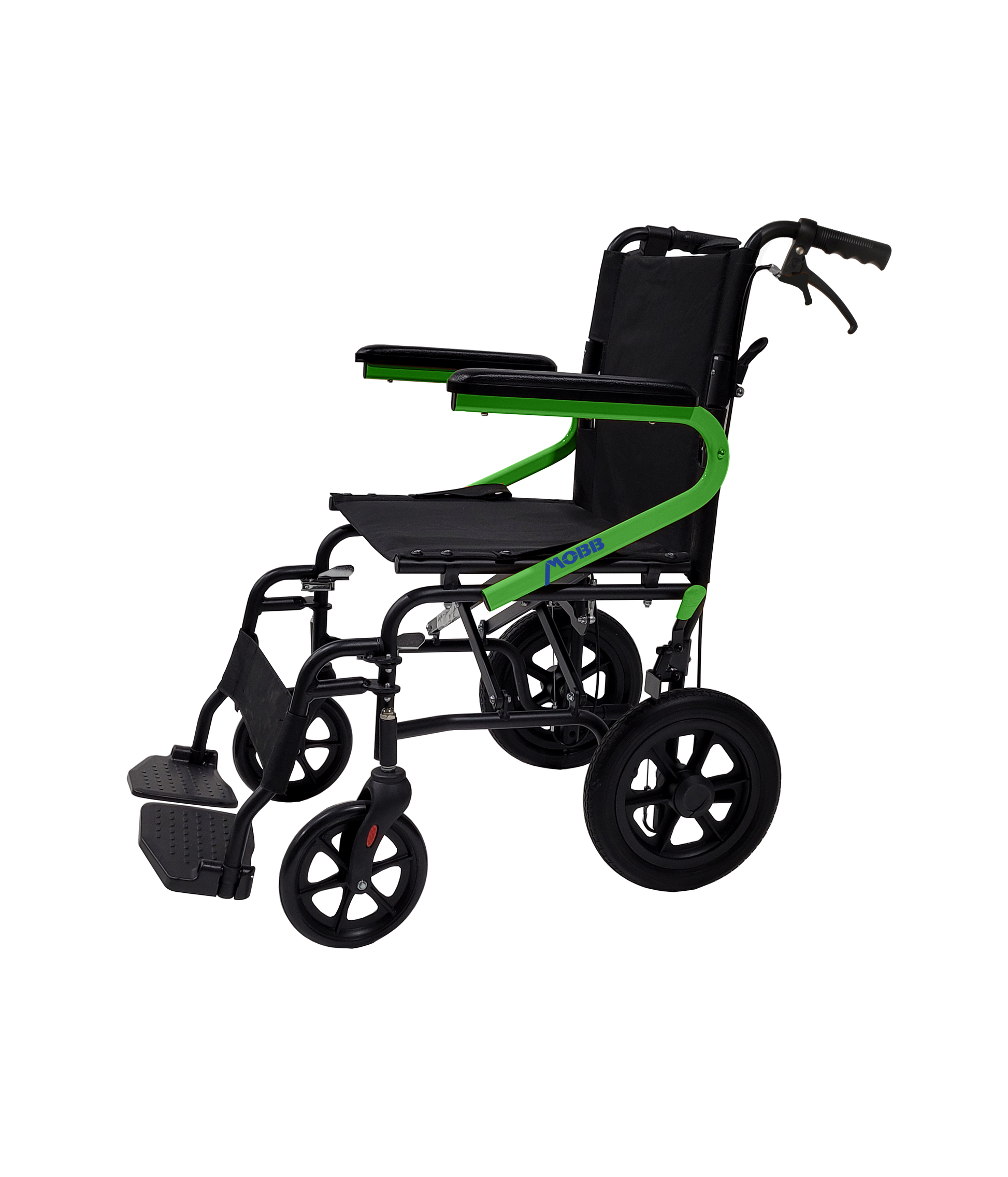 MOBB 12" Transport Chair – Foldable, Lightweight