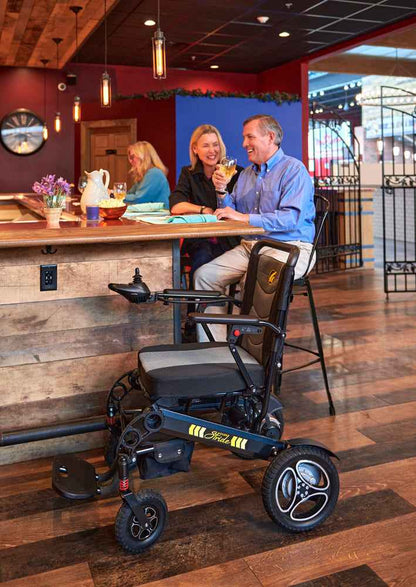 Golden Stride GP301 Folding Power Wheelchair – Lightweight & Portable - Care Made