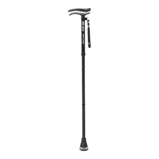 MD by Drive Air-Cane Onyx – Folding Cane with Airgonomic Air-Handle – CareMade Canada