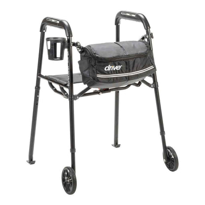 MD by Drive Air-Go Walker – Lightweight Folding Walker with Seat – Canada