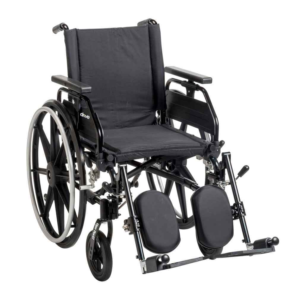Drive Medical Viper Plus GT Wheelchair Canada – Universal Armrests, All-Aluminum Frame