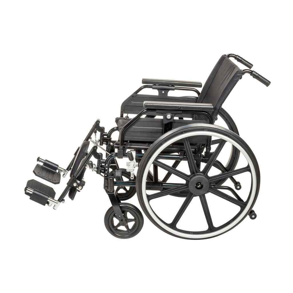 Drive Medical Viper Plus GT Wheelchair Canada – Universal Armrests, All-Aluminum Frame