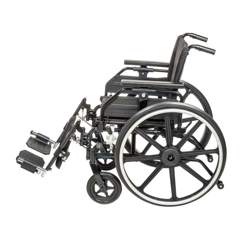 Drive Medical Viper Plus GT Wheelchair Canada – Universal Armrests, All-Aluminum Frame